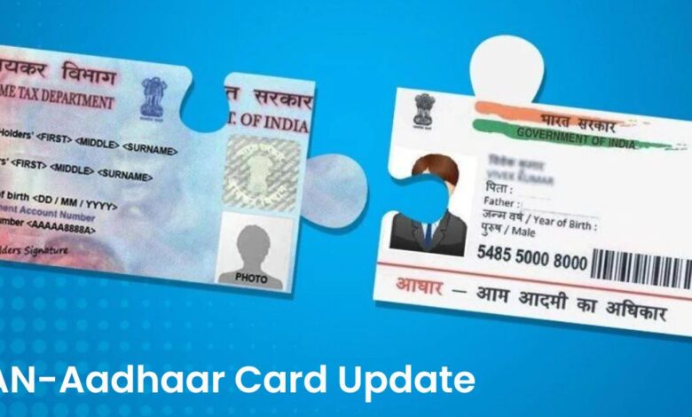 PAN-Aadhaar Card Update