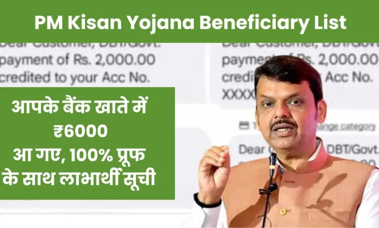 PM Kisan Beneficiary List